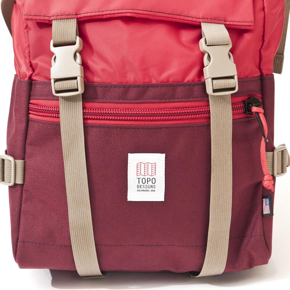Topo Designs Rover Pack Red/Burgundy