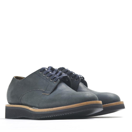 Viberg Black Matte Derby Shoe at shoplostfound in Toronto, product shot