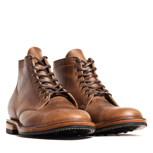 Viberg Natural Chromexcel Service Boot at shoplostfound in Toronto, product shot