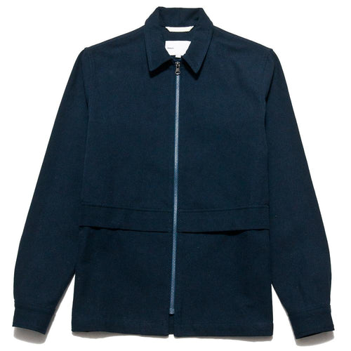 Adsum Coaches Jacket Navy at shoplostfound, front