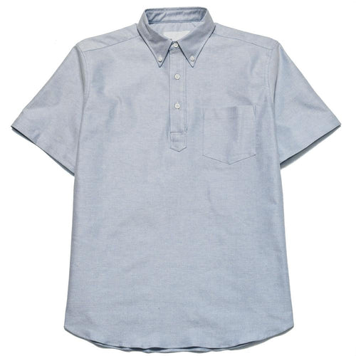 Adsum Shortsleeve BD Popover Stretch Oxford at shoplostfound, front