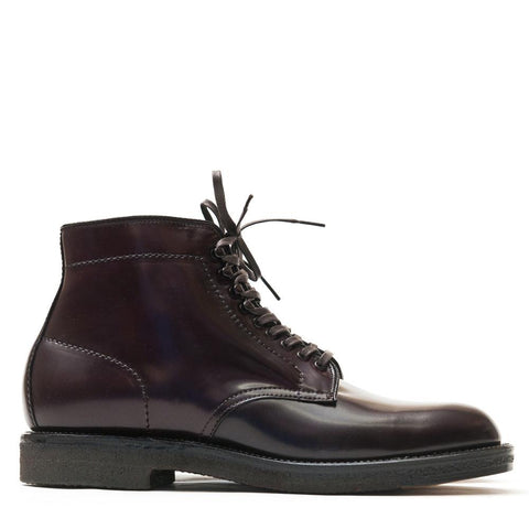 Alden Colour 8 Cordovan Plain Toe Boot with Crepe Sole at shoplostfound in Toronto, product shot