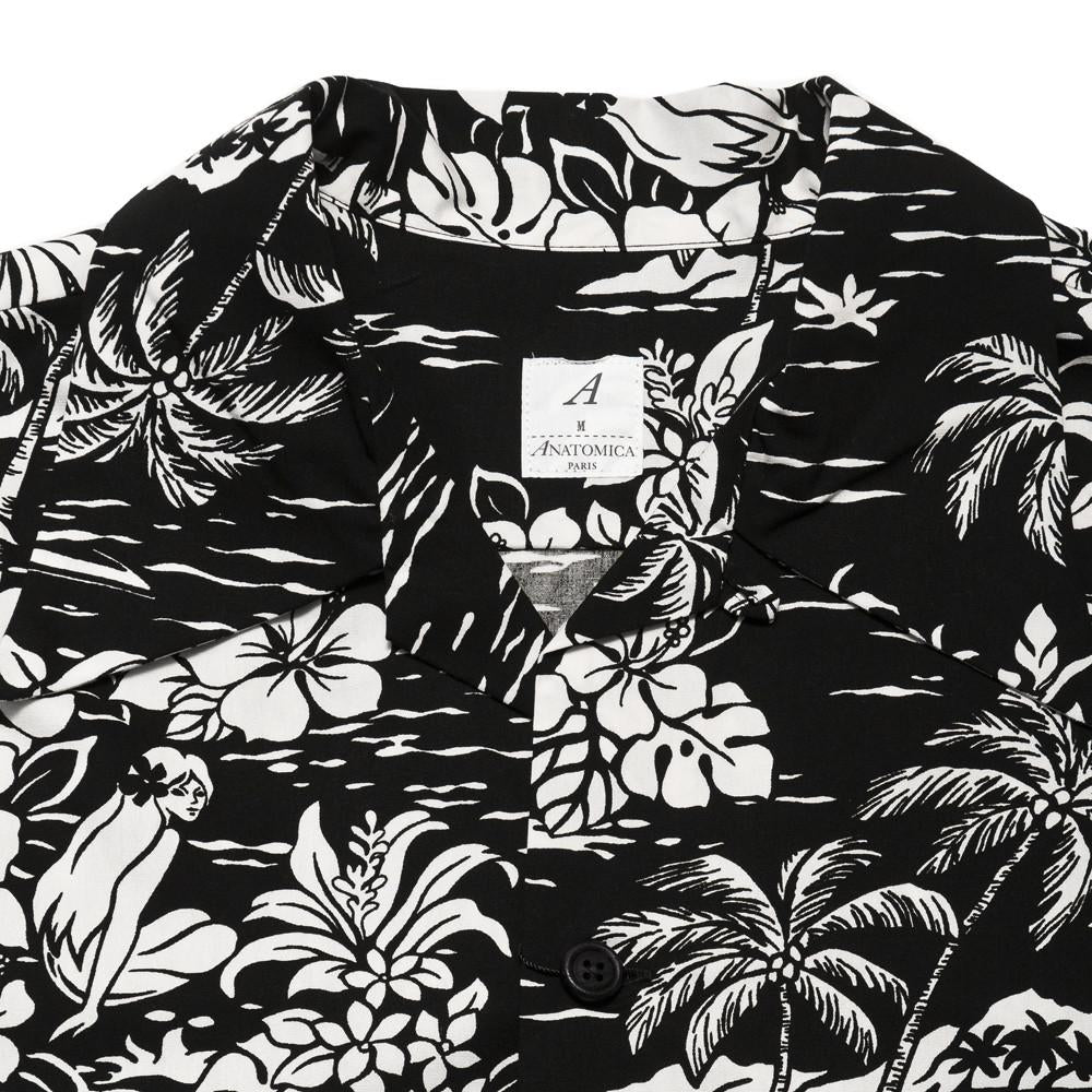 Anatomica Hawaiian Shirt Black
