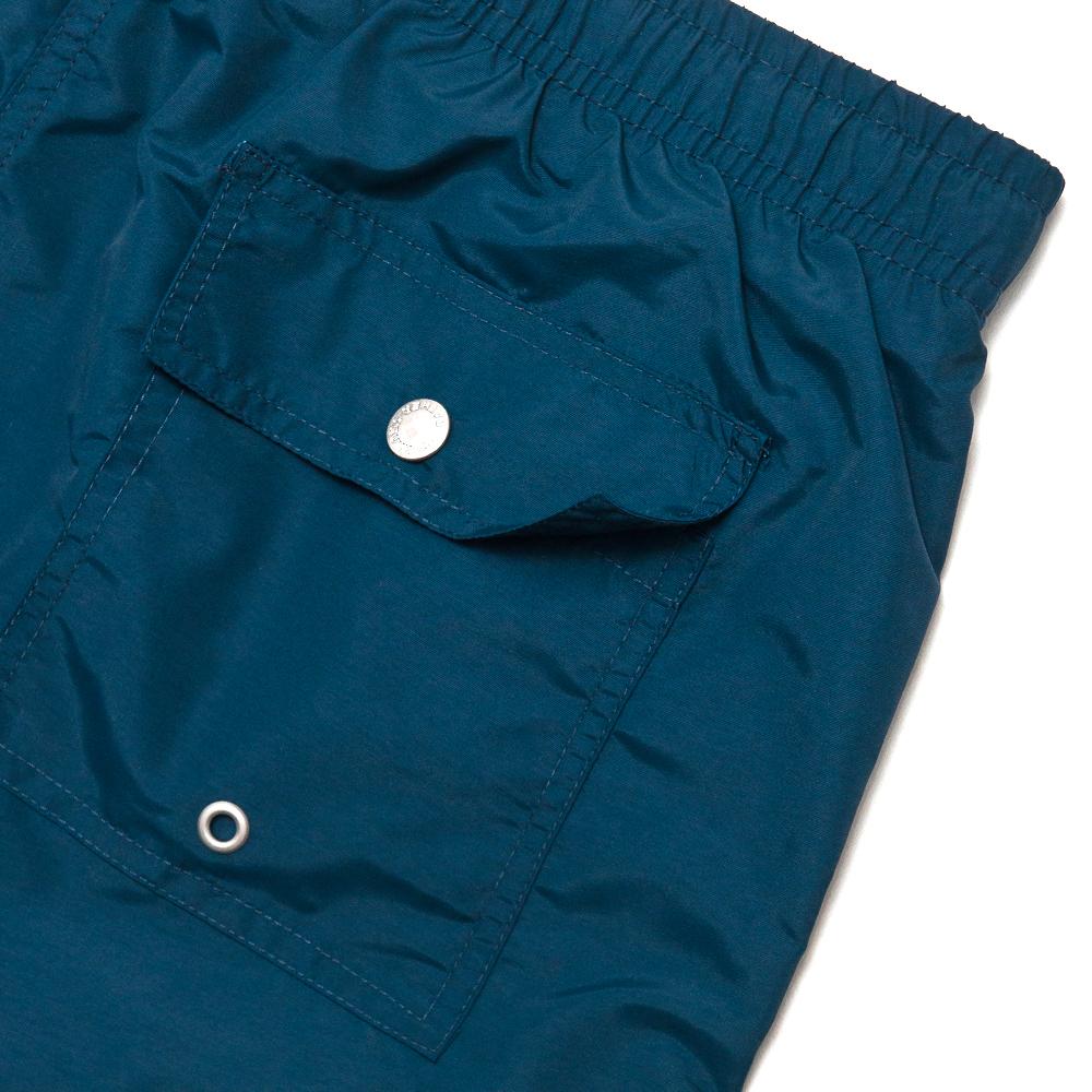 Bather Solid Swim Trunk Navy at shoplostfound, detail