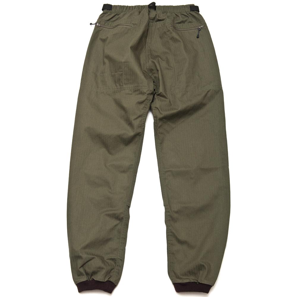 Battenwear Bouldering Pant Army Green at shoplostfound, back
