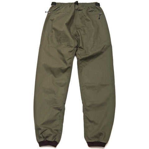 Battenwear Bouldering Pant Army Green at shoplostfound, front
