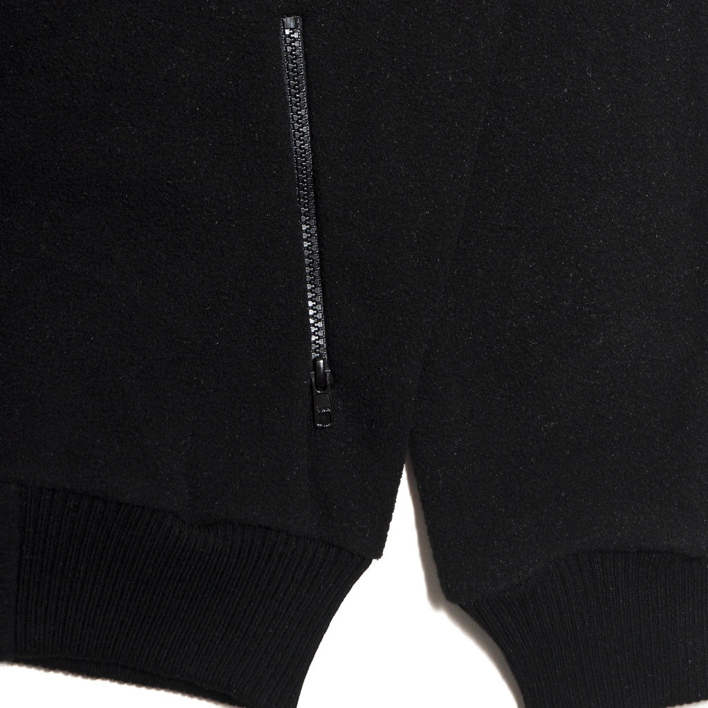 Battenwear * Lost & Found Black Fleece Warm-Up Sweater at shoplostfound in Toronto, pocket
