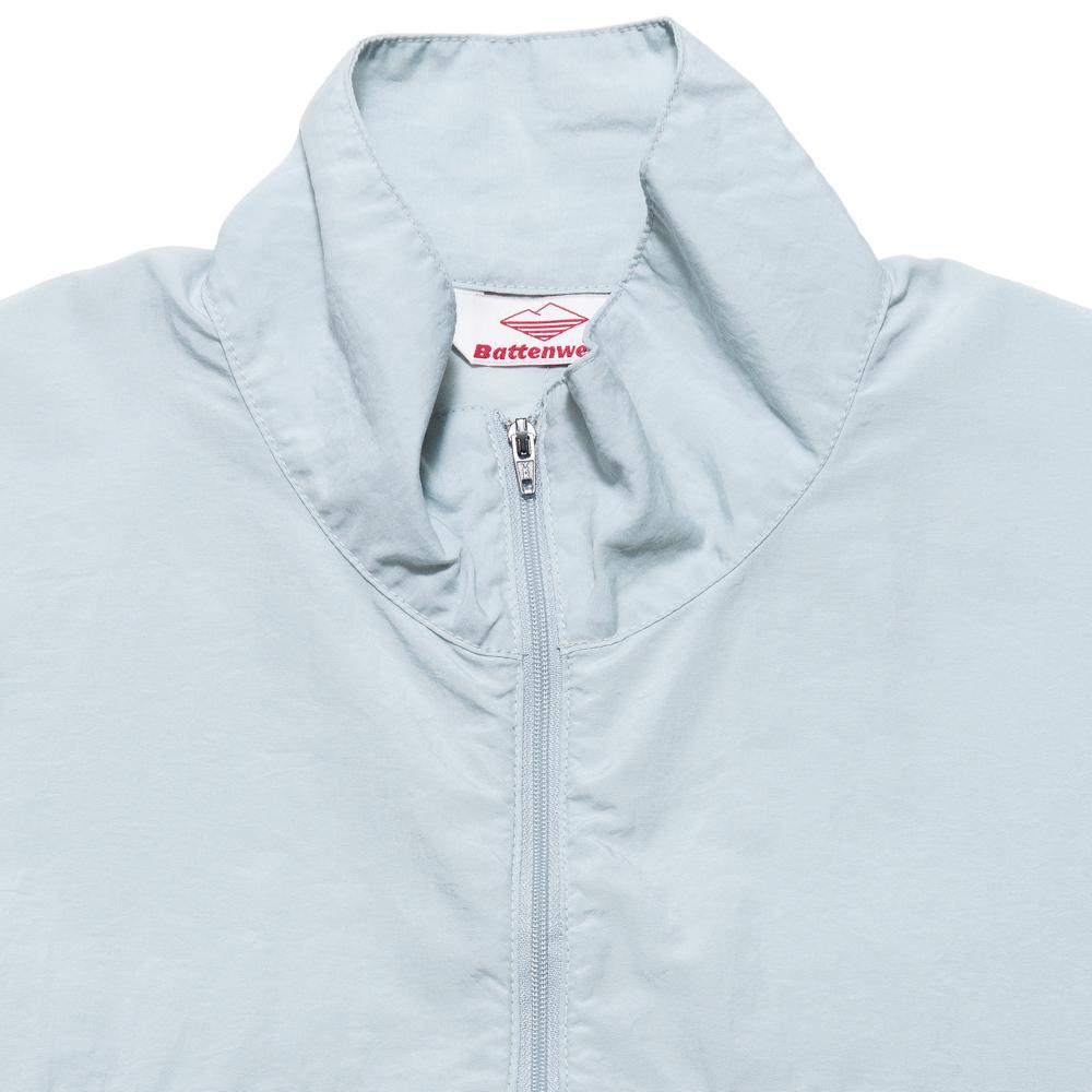 Battenwear Packable Windstopper Silver at shoplostfound, neck