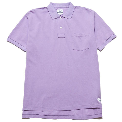 Battenwear Polo Shirt Lavender at shoplostfound, front