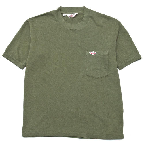 Battenwear Polo Tee Light Olive at shoplostfound, front