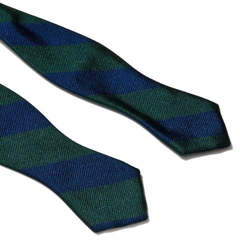 Beams Plus New Rep Tie Green at shoplostfound, front