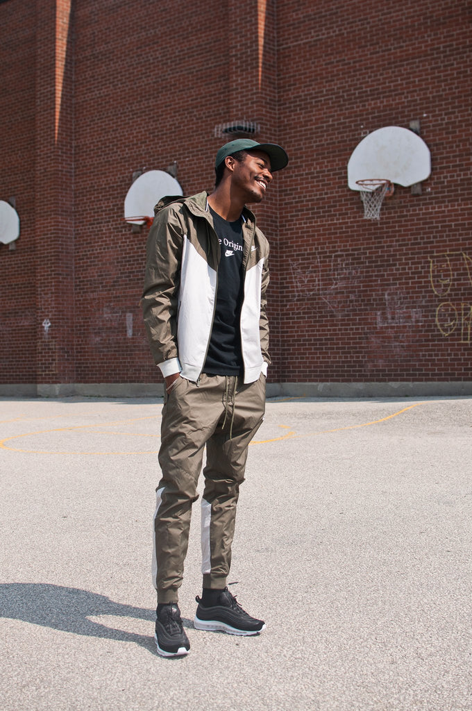 Nike Windrunner Pants Dark Green at shoplostfound, Jason