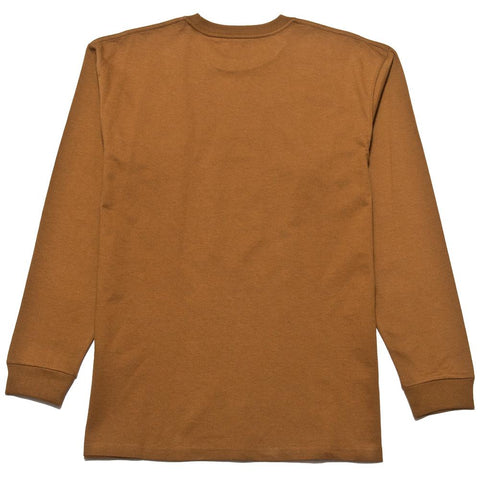 Carhartt W.I.P. L/S Chase T-Shirt Hamilton Brown at shoplostfound, front
