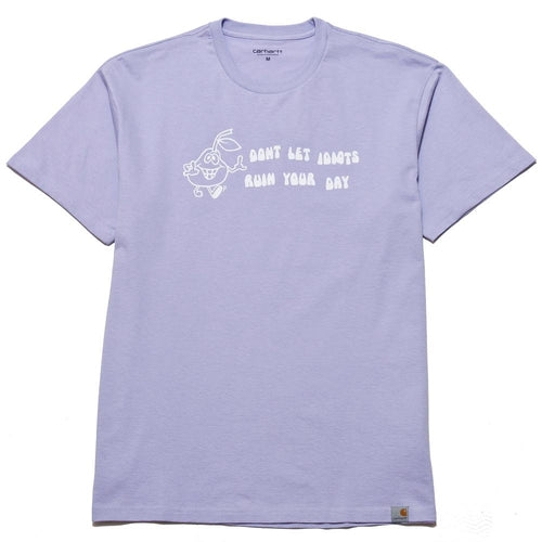 Carhartt W.I.P. S/S Idiots T-Shirt Lilac at shoplostfound, front