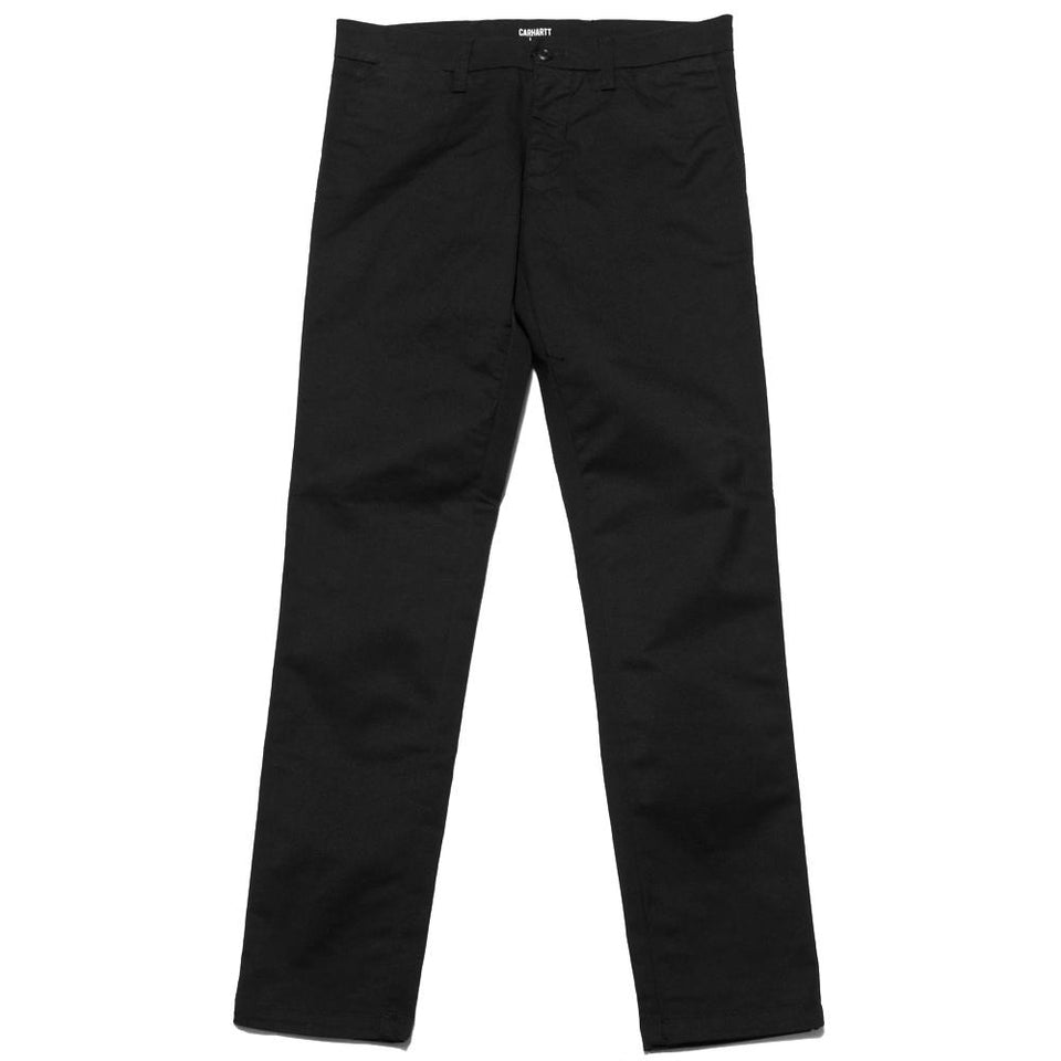 Carhartt W.I.P. Sid Pant Black Rinsed at shoplostfound, front