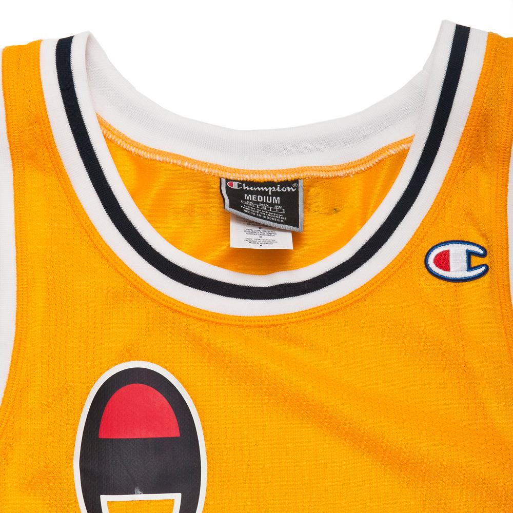 Champion City Mesh Tank Gold at shoplostfound, neck