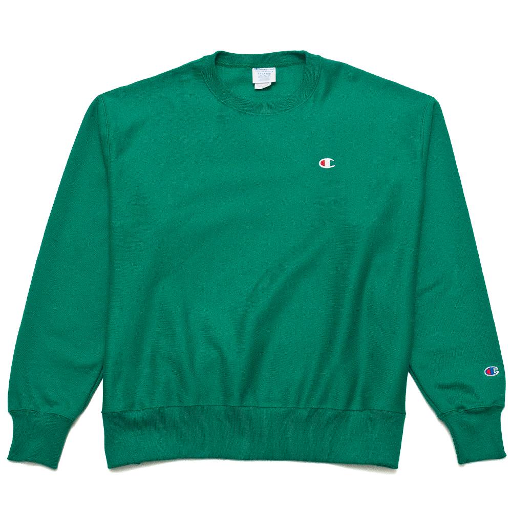 Champion Fleece Pullover Kelly Green at shoplostfound, front