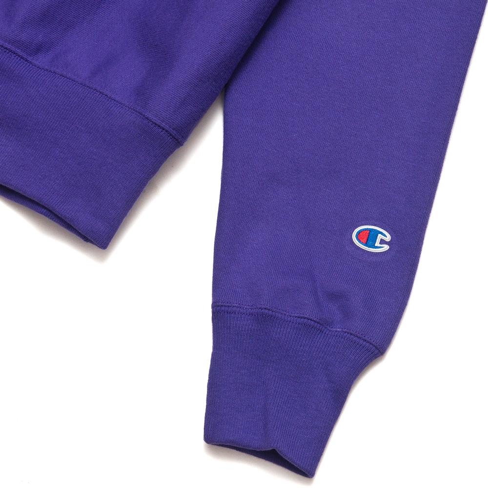 Champion Fleece Pullover Purple at shoplostfound, detail