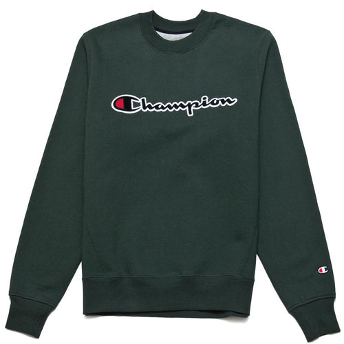 Champion Superfleece Logo Crew 2.0 Forest Grove at shoplostfound, front