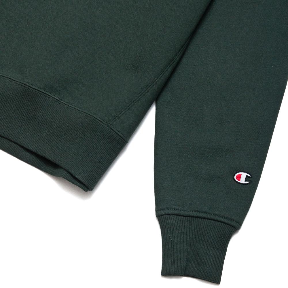 Champion Superfleece Logo Crew 2.0 Forest Grove at shoplostfound, cuff