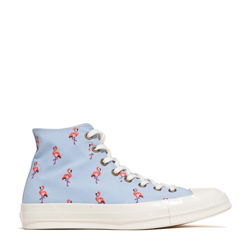 Converse 1970s Hi Blue Chill/Pale Coral at shoplostfound, side