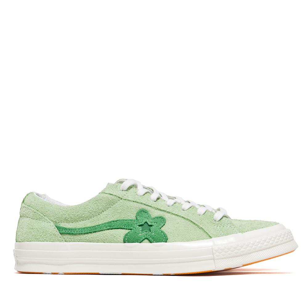 Converse GOLF Le FLEUR* OX Jade Lime at shoplostfound, side