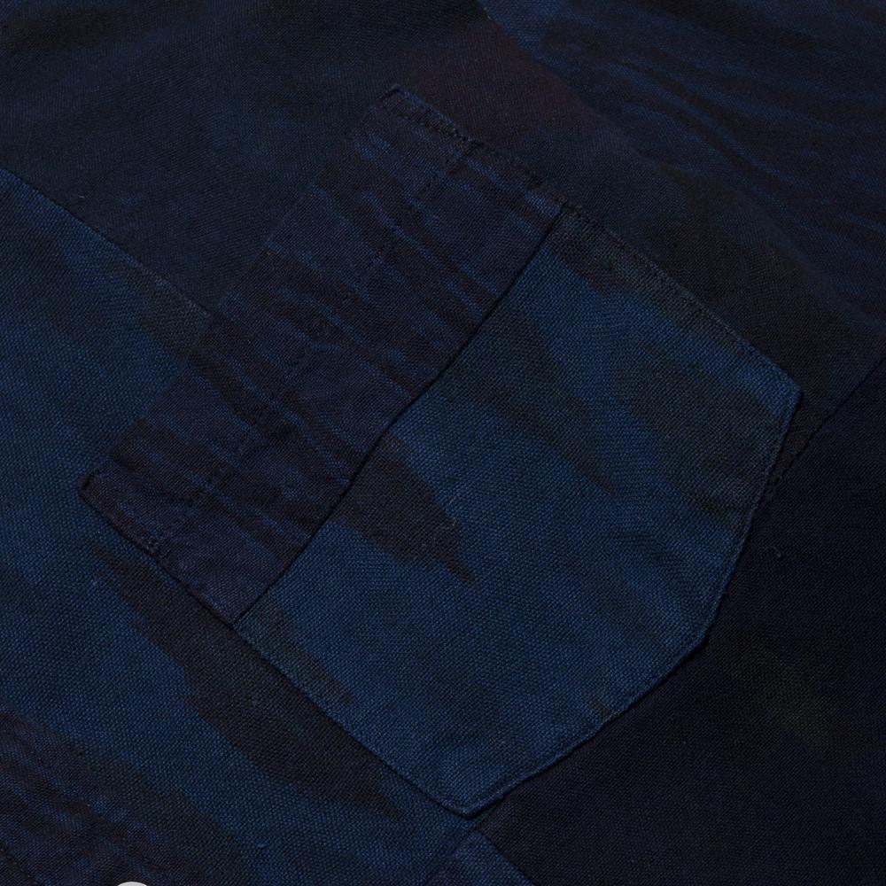 Corridor Block Patch Navy Shirt at shoplostfound, pocket