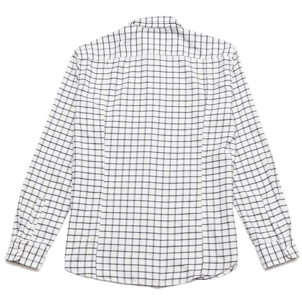 Corridor White Check Wool Blend LS at shoplostfound, back