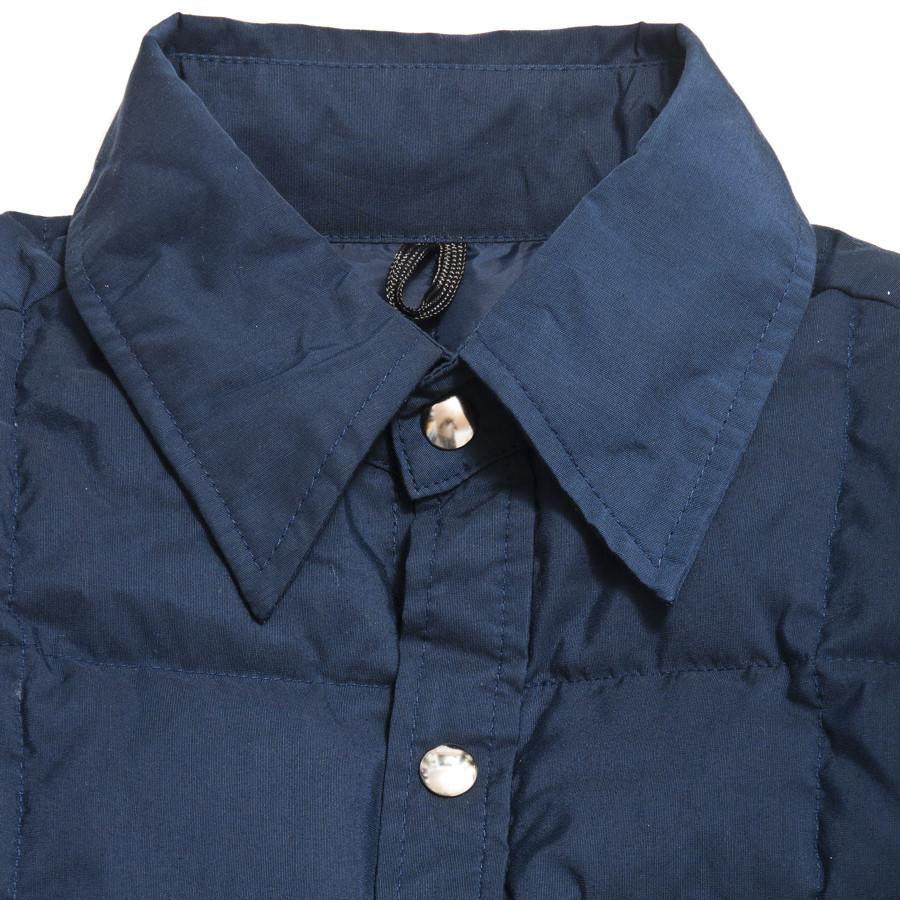 Crescent Down Works 60/40 Navy Down Shirt Jacket w/ Pockets