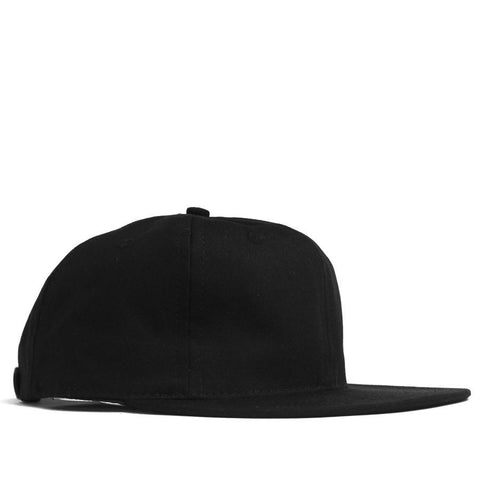Ebbets Field Flannels Black Cotton Twill with Black Leather Strap