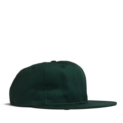 Ebbets Field Flannels Forest Green Cotton Twill with Black Leather Strap