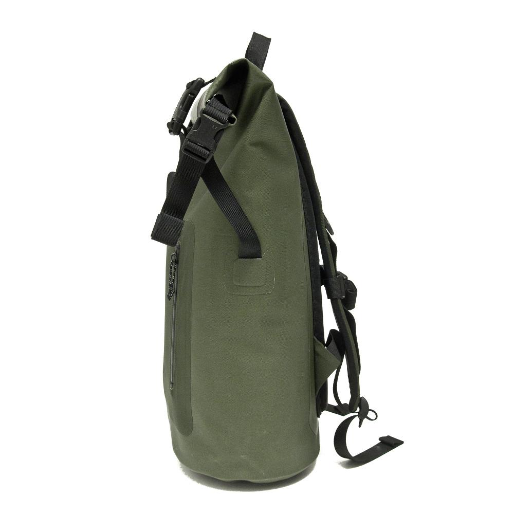 Filson Dry Backpack Green at shoplostfound, side
