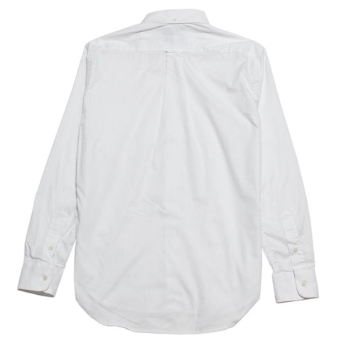 Gitman Vintage Bros. Hidden White Zephyr Oxford Shirt at shoplostfound, front