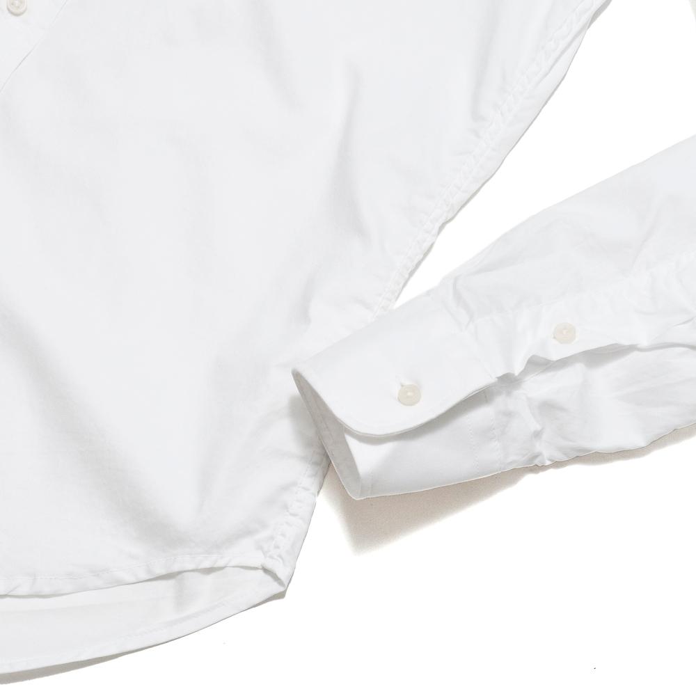 Gitman Vintage Bros. Hidden White Zephyr Oxford Shirt at shoplostfound, detail