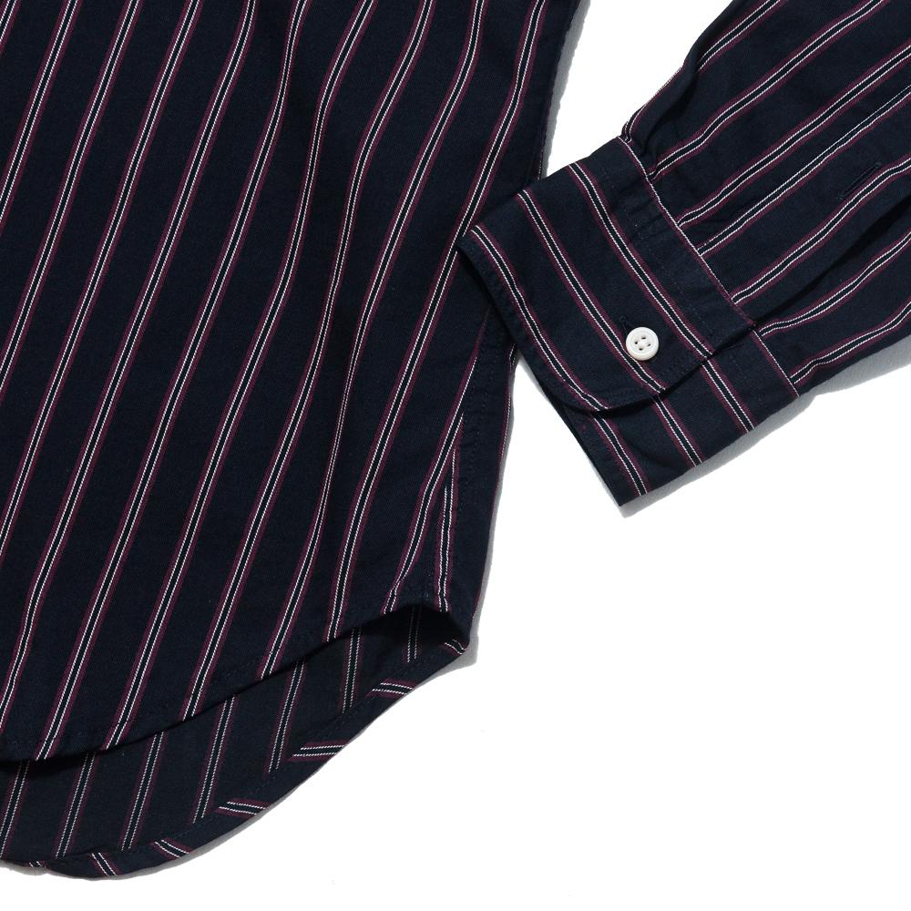 Gitman Vintage Bros. Navy Striped Twill at shoplostfound, cuff