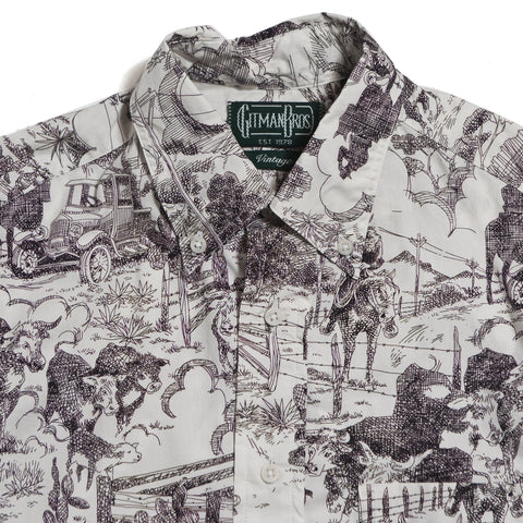 Gitman Vintage Bros. Go West Long Sleeve Shirt
