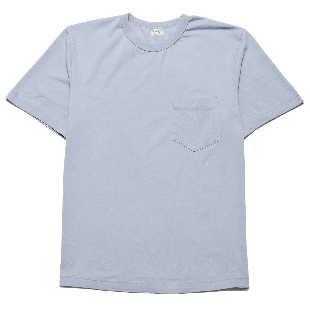 Homespun Dad's Pocket Tee Washed Blue at shoplostfound, front
