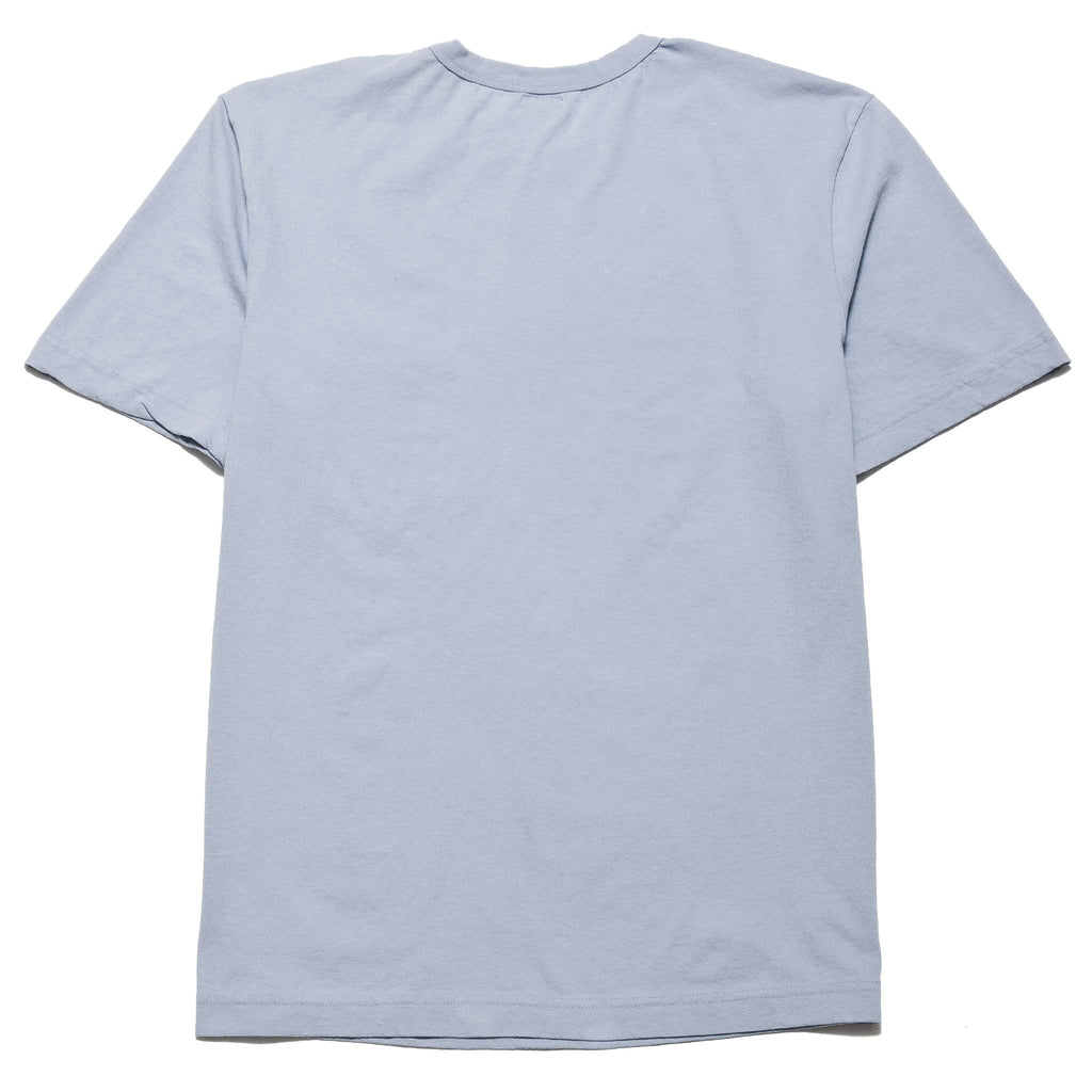 Homespun Dad's Pocket Tee Washed Blucke at shoplostfound, back