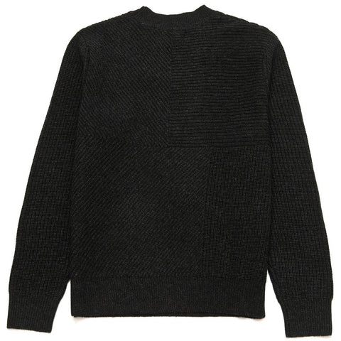 Levi's Made & Crafted Pieced Sweater Caviar at shoplostfound, front