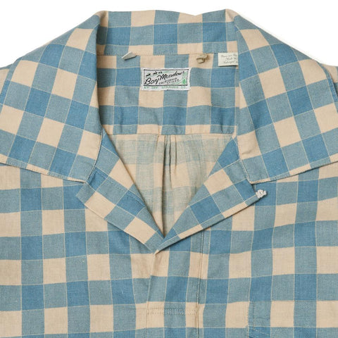 Levi's Vintage Clothing 1940s Bay Meadows Pullover Sky Blue Check