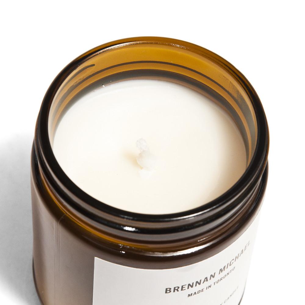 Brennan Michael Soy Candle Dried Orange at shoplostfound in toronto, open top