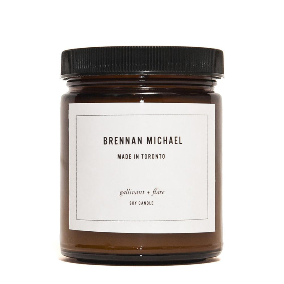 Brennan Michael Soy Candle Gallivant Flare at shoplostfound in toronto, front