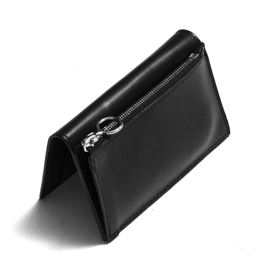 Campbell Cole Simple Slim Wallet Black at shoplostfound in Toronto, front