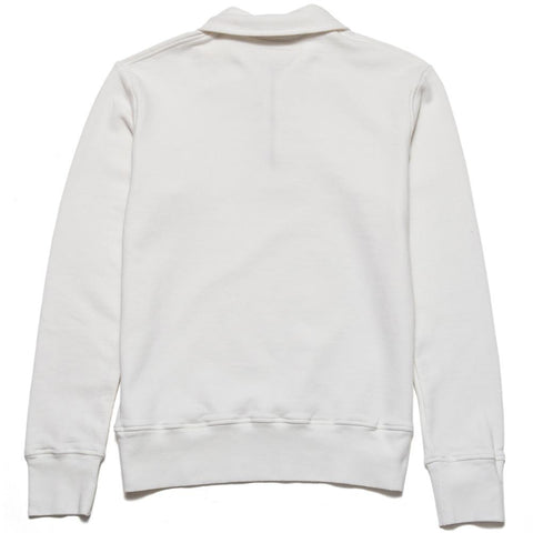 National Athletic Goods 1/4 Zip Campus in Aged White at shoplostfound in Toronto, front