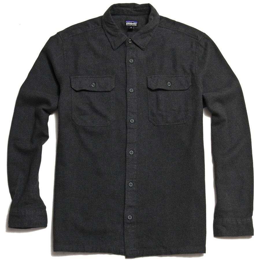 Patagonia Longsleeve Fjord Flannel Shirt Forge Grey