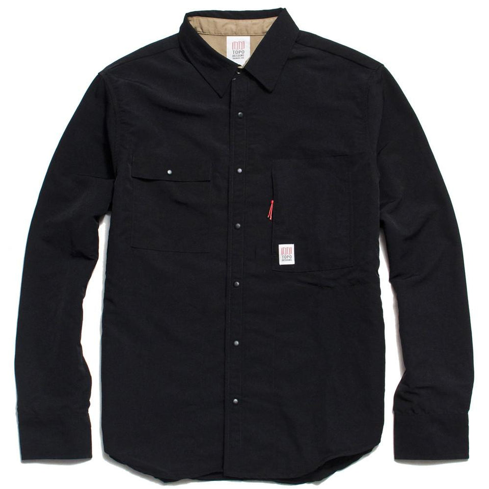 Topo Designs Breaker Shirt Black