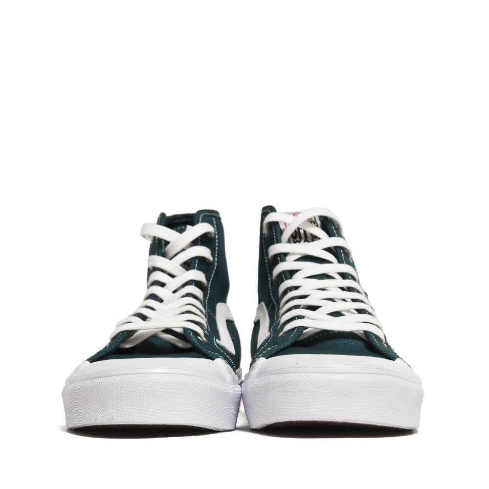 Vans Black Ball Sk8-Hi SF Deep Teal at shoplostfound in Toronto, front
