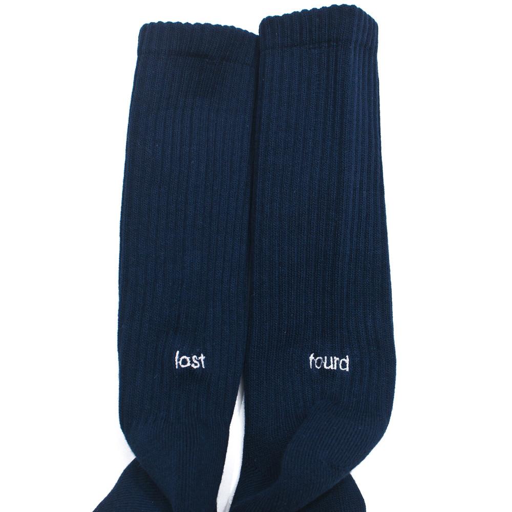 Lost & Found x Rostersox Collaboration Sock Navy