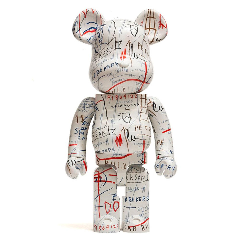 Medicom Toy x Jean-Michel Basquiat 1000% Bearbrick at shoplostfound, front