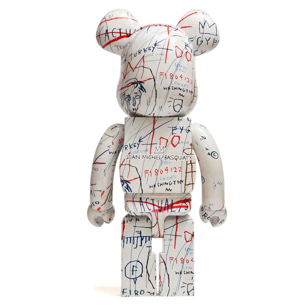 Medicom Toy x Jean-Michel Basquiat 1000% Bearbrick at shoplostfound, back